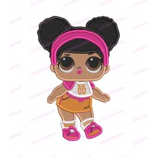 Hoops MVP LOL Dolls Surprise 02 Fill Embroidery Design